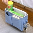 thumbnail image 3 of Bedside Hanging Storage Caddy Bag, Multi-Function Caddy for Headboards Bunk Beds Dorm Rooms Book Phone Magazine Holder, 3 of 7