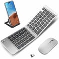 thumbnail image 1 of Combo de Teclado y Mouse Bluetooth Plegable, Portátil para iPad, Compatible con Múltiples Sistemas, 1 of 6