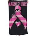 thumbnail image 2 of PHYHOO , Fights Breast Cancer Awareness Printed Microfiber Sand Free Pool Towel Travel Must Have for The Swimming, , Camping, Summer 30x60in, 2 of 8