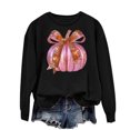 thumbnail image 5 of Frostluinai Crew Neck Sweatshirts for Women Happy Thanksgiving Pullover Long Sleeve Pumpkin Graphic Sweat Shirts Fall Gifts for Woman, 5 of 7