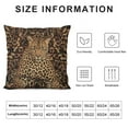 thumbnail image 5 of COMIO Leopard Print Throw Pillow Covers Home Decor Cute Cheetah Print Decorative Pillowcase Cushion Cover Soft Durable for Bed Sofa Couch,, 5 of 5
