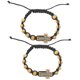thumbnail image 1 of 2pcs Beads Bracelets Male Rosary Bracelet Men Bracelet Cross Pendant Wrist Jewelry Fashionable Bracelet, 1 of 2