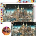thumbnail image 1 of Kit Con Cuentas Cuadradas 5D DIY Pared para El Arte 75x45cm, 1 of 9
