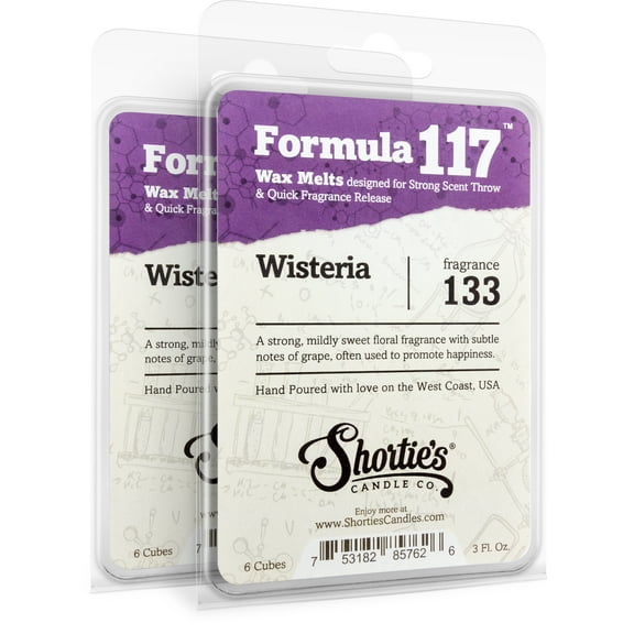 Pure Wisteria Wax Melts Multi Pack - Highly Scented   Essential & Natural Oils - Shortie's Candle Company