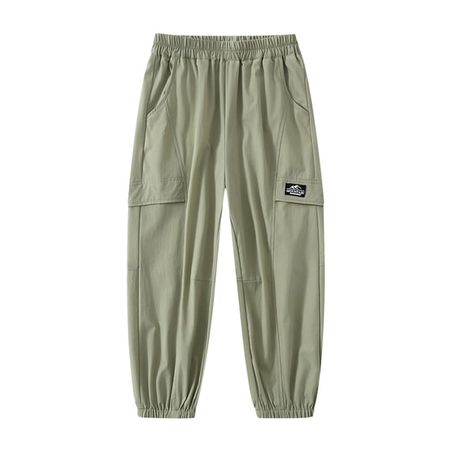Odeerbi 5-18 Años Niños Niñas Quick Dry Athletic Deportes Jogger Pantalones Verano Lindo Casual Transpirable Pantalones