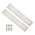 thumbnail image 1 of 20 x 3 Inch Door Air Vent Cover, 2 Pack Heavy Duty Aluminum Grille Ventilation Cover Louvered with Mounting Screws for Cabinet Wardrobe Door, Cashmere Gray
, 1 of 6