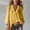 Yellow, variant on WHEANG Womens Tops V Neck Blouses for Women Dressy Casual Pleated Front Sleeved Shirt With Collar Exuding Flying Sleeve Womens Tops Womens Tops Hot Summer Sale Green S Summer Sales Under $6