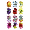 thumbnail image 1 of 12 pinzas para el pelo con flores de hibisco hawaianas, pasadores de flores, accesorios para el cabello para mujeres y niñas., 1 of 7