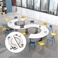 thumbnail image 4 of 1set 2pcs Metal Table Connector, Latch Table Lock, Dining Table Latches, For Office Table, Furniture, Table Top Accessories Nubic, 4 of 5