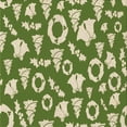 thumbnail image 1 of Ahgly Company Machine Washable Indoor Square Transitional Ginger Brown Green Area Rugs, 4' Square, 1 of 7