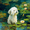 Dog, variant on Misty Forest Sunrise Canvas Print Dining Room Home Wall Art Decor
