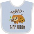 thumbnail image 3 of Inktastic Mommys Nap Buddy Sloth Boys or Girls Baby Bib, 3 of 4
