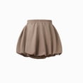 thumbnail image 6 of NAISIBABY Girls Bubble Skort, with Liner Elastic Waist Cute Soft Summer Kids Casual Skirt Khaki 8T, 6 of 9