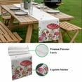 thumbnail image 5 of Mushroom Table Runner - 60 Inch Long, Kitchen Dining Table Runner Dresser Scarves, Butterfly Eucalyptus Leaf Butterfly Plant Farmhouse Decor for Coffee Tables Wedding Party Banquet, 5 of 8