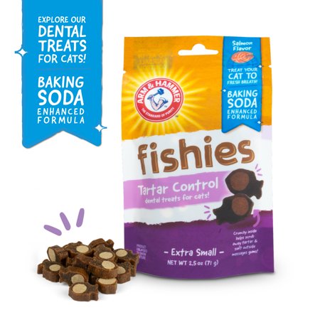 Arm & Hammer Salmon Flavor Dental Treats for Cats  2.5 oz.