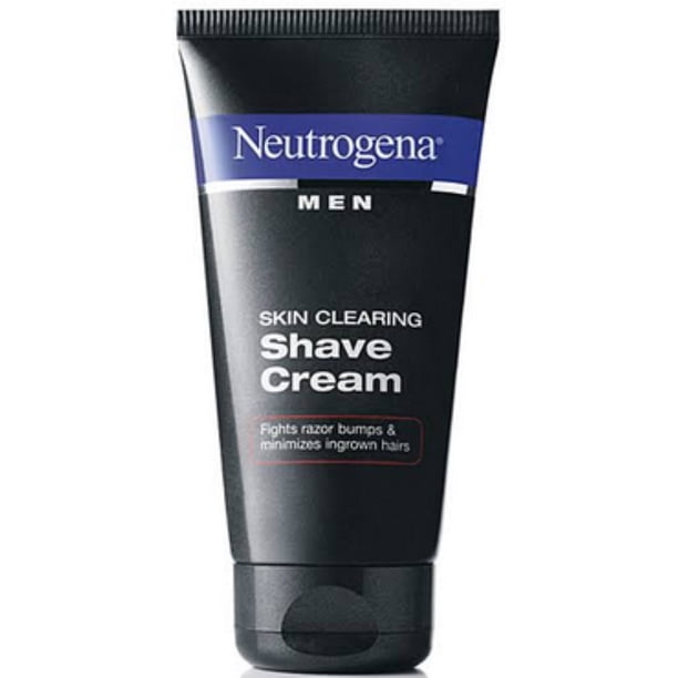 Neutrogena Men Skin Clearing Shave Cream 5.10 oz (Pack of 2) Walmart