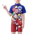 thumbnail image 1 of 3-11 años Niños Superman Traje de baño Traje de baño de una pieza Traje de baño, 1 of 2