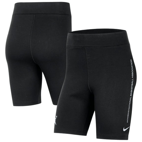 Women's Nike Black WNBA Team 13 Tri-Blend 8" Biker Shorts