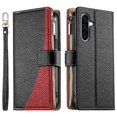 thumbnail image 1 of Funda cartera GANGXUN para Samsung Galaxy A36 , cuero PU con tarjetero, cremallera, correa de mano, soporte y protección 385°, 1 of 6