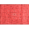 thumbnail image 1 of Ahgly Company Indoor Rectangle Abstract Red Contemporary Area Rugs, 5' x 7', 1 of 4
