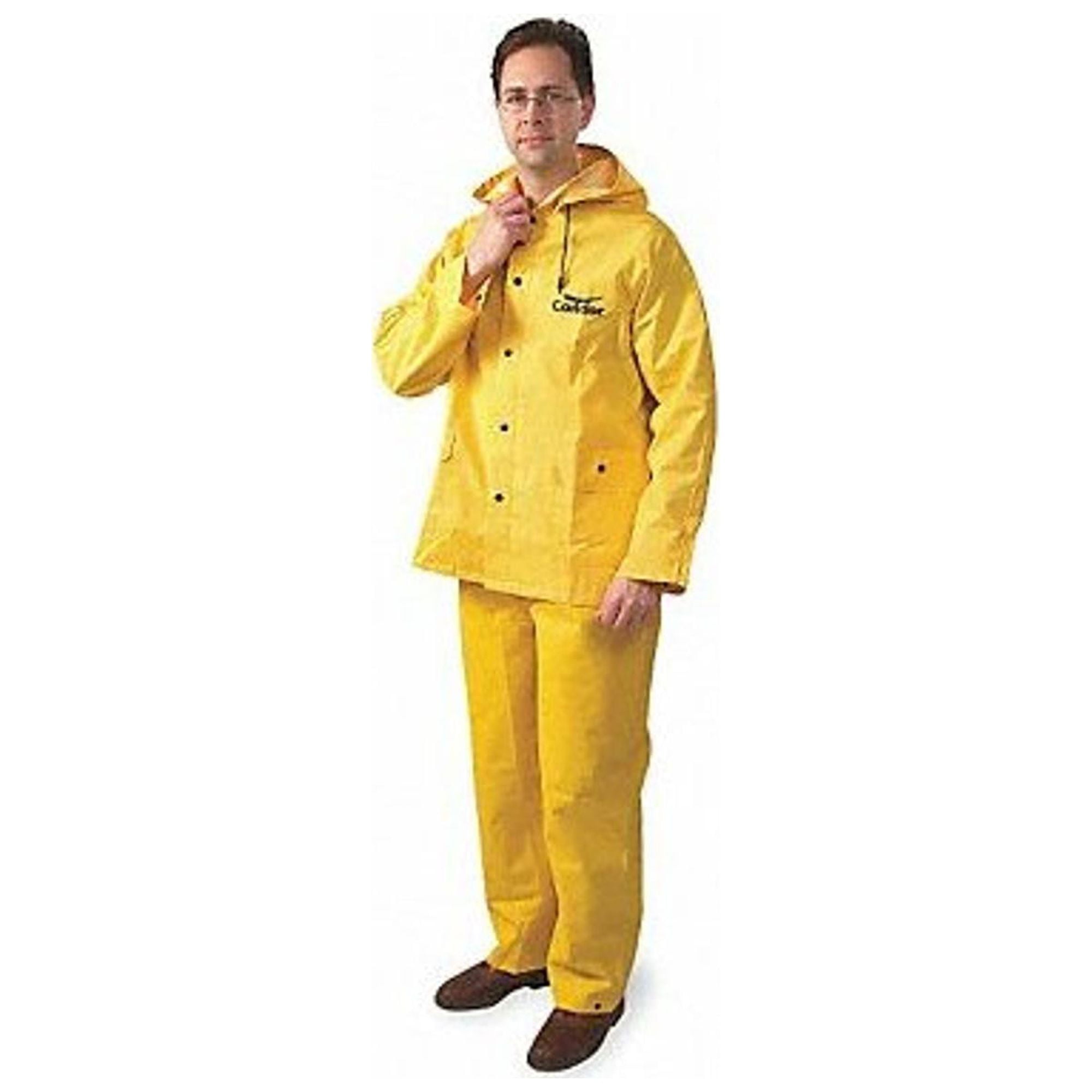 ProtectX Hi Vis Safety Rain Jacket and Pants, Waterproof