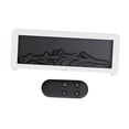 thumbnail image 2 of veasfak 3D Flame Fireplace Humidifier Essential Oil Diffuser for Desktop Living Room white, 2 of 7