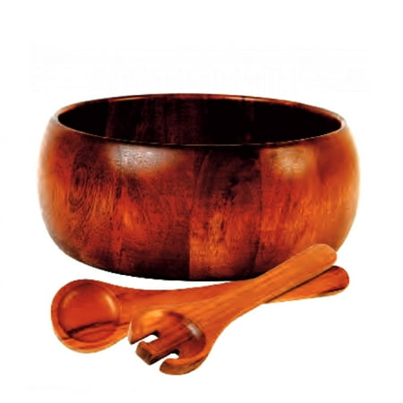 Gibson Home 67oz 3pk Wood Laroda Salad Bowls