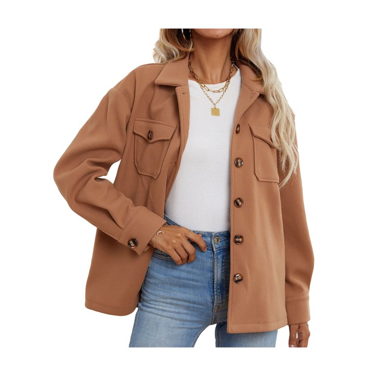 CHUOAND Women's Solid Color Jacket,womens clothing sale,your account,deal  of the day prime today only,things under 1 dollar,sweatshirt for  deals,items