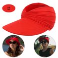 thumbnail image 1 of Sombrero de playa para mujer, sombrero de copa vacío para primavera y verano, sombrero para el sol 50 +, sombrero para el sol para mujer, sombrero deportivo para exteriores, 1 of 6