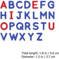 thumbnail image 4 of 52pcs Refrigerator Alphabet Magnets 26 English Letter Magnets Red Blue Fridge Magnetic Decal Whiteboard Magnet Pin for Display Card Photo Picture, 4 of 8