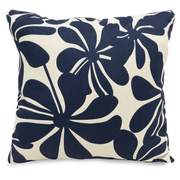 Navy Blue Plantation Large Pillow 20x20