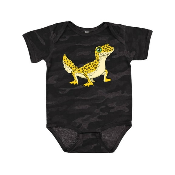 Inktastic Cute Leopard Gecko Boys or Girls Baby Bodysuit