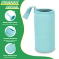 thumbnail image 3 of Uxcell Neoprene Water Bottle Sleeves, Water Bottle Carrier Textured Insulators with Strap for Hiking Cycling Blue 2 Inch, 3 of 7