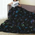 thumbnail image 6 of Bingfone Gamepads Print Flannel Fleece Blanket Throw Blanket for Bed,Sofa,Couch,Travel,Camping(80"x60" ), 6 of 8
