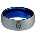 thumbnail image 2 of Tungsten Mens Grey Ring Handmade Jewelry Gamer Retirement Medical Mr and Mrs Dad Gifts 70s, 2 of 7