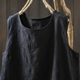 thumbnail image 4 of Mifsaly Plus Size Tank Tops for Women Sleeveless Linen Shirt Lightweight Summer Vacation Blouse Loose Dressy Casual Tshirt 2026 Trendy Clothes XXXL, 4 of 4