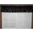 thumbnail image 2 of pintuck taffeta window valance 52 wide black, 2 of 3