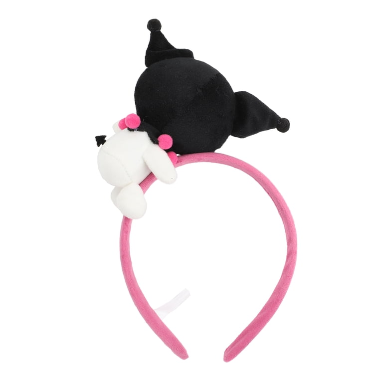 Kuromi Pink Headband With Character Charm & Plush - Walmart.com display picture 2