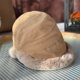 thumbnail image 4 of Sombrero de pescador peludo de invierno para mujer, sombrero cloche de piel sintética con ala enrollada y forro polar, 4 of 5