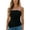 Black, variant on Women's Off Shoulder Ruffle Tube Top Stretch Camisole Summer Daily Red M
