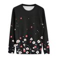 thumbnail image 5 of Edvintorg Maternity Shirts for Women Long Sleeve Winter Crew Neck Casual Pullover Maternity Tops Sweatshirt Nursing Shirts for Breastfeeding, 5 of 5
