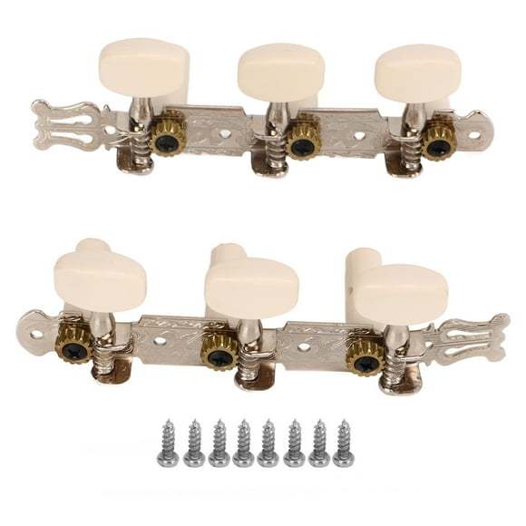 Afinadores de guitarra clásica, 2 clavijas de afinación de guitarra Clavijas de afinación de guitarra Clavijas de guitarra clásica Diseño a prueba de futuro
