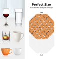 thumbnail image 5 of Leather Coasters with Heat-resistant for Drinks, various emotions -标题2 Octagon, 5 of 5