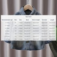 thumbnail image 2 of dazeni Girls Casual Long Sleeve Jean Jackets 1-12 Years Trendy Cozy Soft Cute Bow Button Down Denim Cardigan Coat Casual Outerwear School Travel Teen Gift Blue3 11 Years, 2 of 6