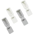 thumbnail image 1 of piezas (blanco+gris) asiento de inodoro ajustable creativo, 1 of 5