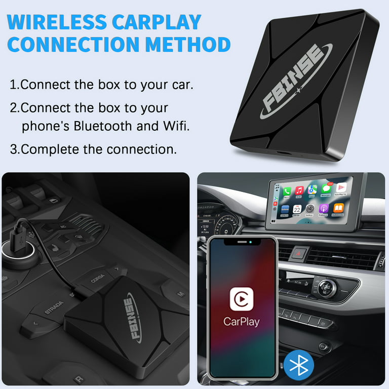 Wireless Free Wire CarPlay Adapter Dongle for Apple iOS Car Cavigation  Player