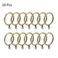 thumbnail image 2 of Uxcell Metal 38mm Inner Dia Bronze Curtain Rings 28 Pack, 2 of 6