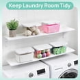 thumbnail image 3 of 4 Pack Laundry Pods Container and Dryer Sheet Holder, Detergent Powder Container with Lids &Labels & Scoop for Laundry Room Organization, Laundry Storage for Powder, Pods, Scent Booster Beads, 3 of 5