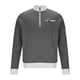 thumbnail image 3 of Ceisia Mens Long Sleeve Quarter Zip Pullover Sweater Waffle Knit Mock Neck with Pockets Gray L Gift, 3 of 8