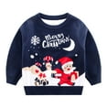 thumbnail image 2 of Bjutir Toddler Boy Christmas Outfit Long Sleeve Bys Tops Christmas Girls Winter Cartoon Knit Sweater Warm Sweater For Children Clothes, 2 of 4